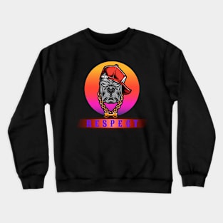 Dog head 2 Crewneck Sweatshirt